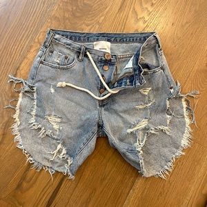One Teaspoon Frankie’s Frayed Cut Off Shorts